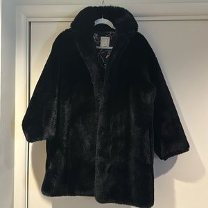 Sandro Fall / Winter 2020 faux fur coat - size 38FR